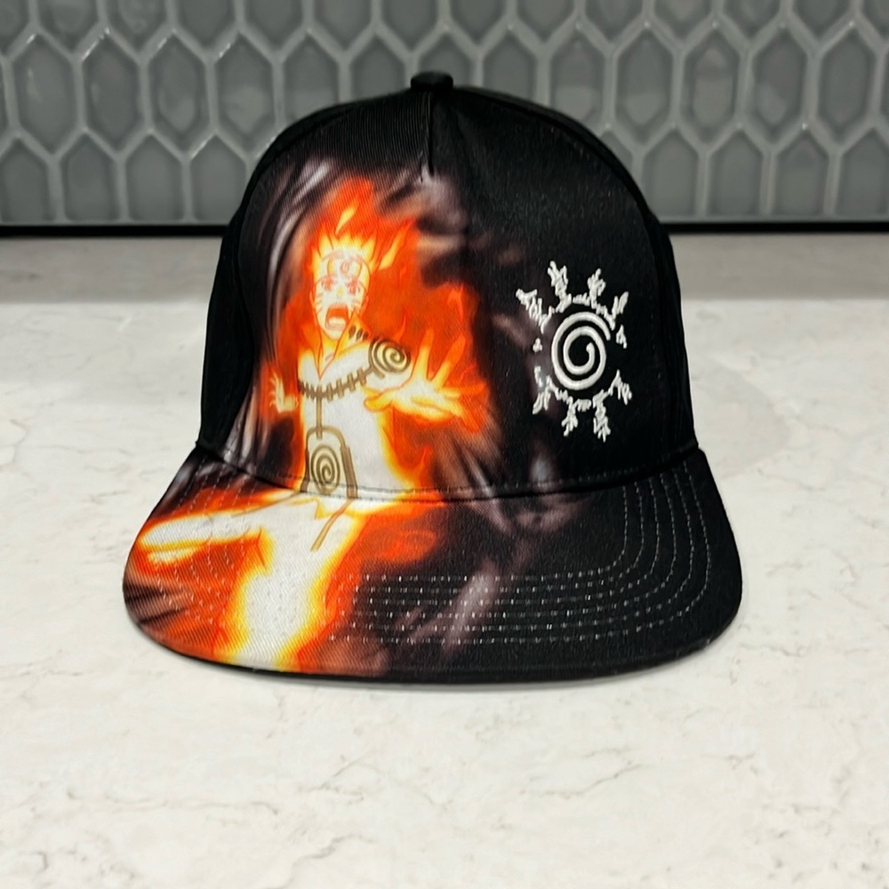 2002 Naruto Shippuden Collection OSFM Flat Bill Hat